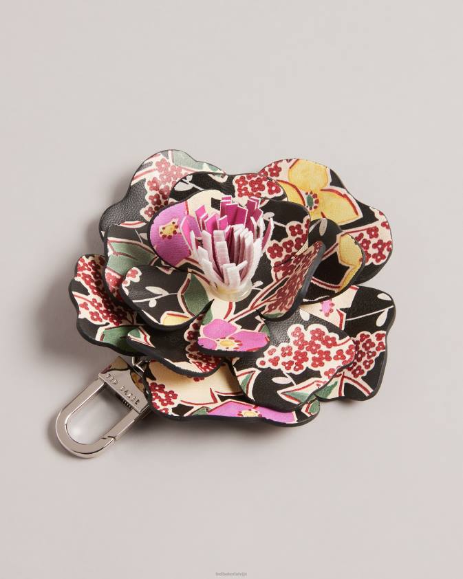 dāvanas Ted Baker eemmaay apdrukāta siksnas siksna un atslēgu piekariņu komplekts melns sievietes 26TV949