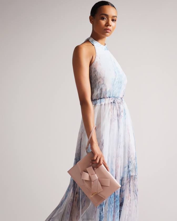 dāvanas Ted Baker nikkey knot priekšgala aploksnes maisiņš gaiši rozā sievietes 26TV775