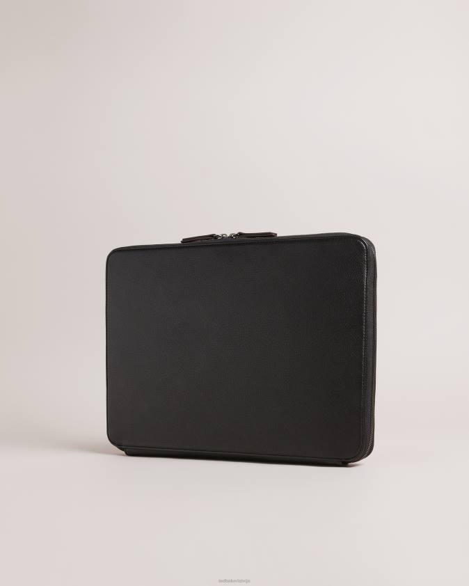 dāvanas Ted Baker plūmju 15 collu mākslīgās ādas klēpjdatora maciņš melns vīriešiem 26TV2115