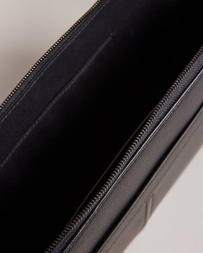 dāvanas Ted Baker plūmju 15 collu mākslīgās ādas klēpjdatora maciņš melns vīriešiem 26TV2115