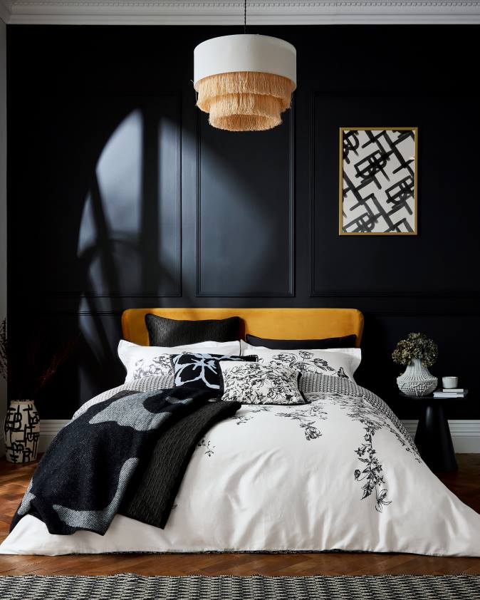 mājas piederumi Ted Baker dropli elegance king segas pārvalku komplekts ziloņkauls kolekcija 26TV2097