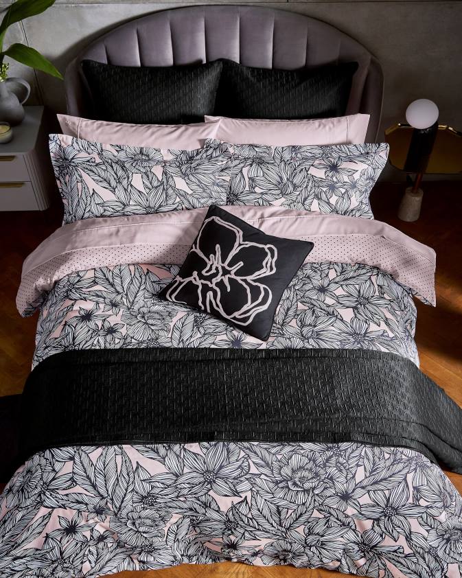 mājas piederumi Ted Baker yangyue karaliskā segas komplekts gaiši rozā kolekcija 26TV2099