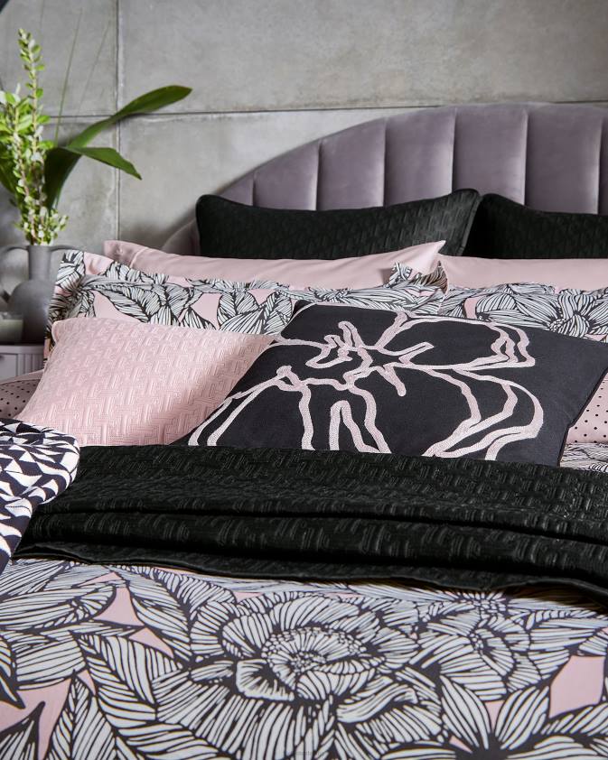 mājas piederumi Ted Baker yangyue karaliskā segas komplekts gaiši rozā kolekcija 26TV2099