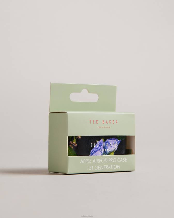 mājas piederumi Ted Baker anoraa mākslīgās ādas ziedu airpod pro futrālis melns kolekcija 26TV2111
