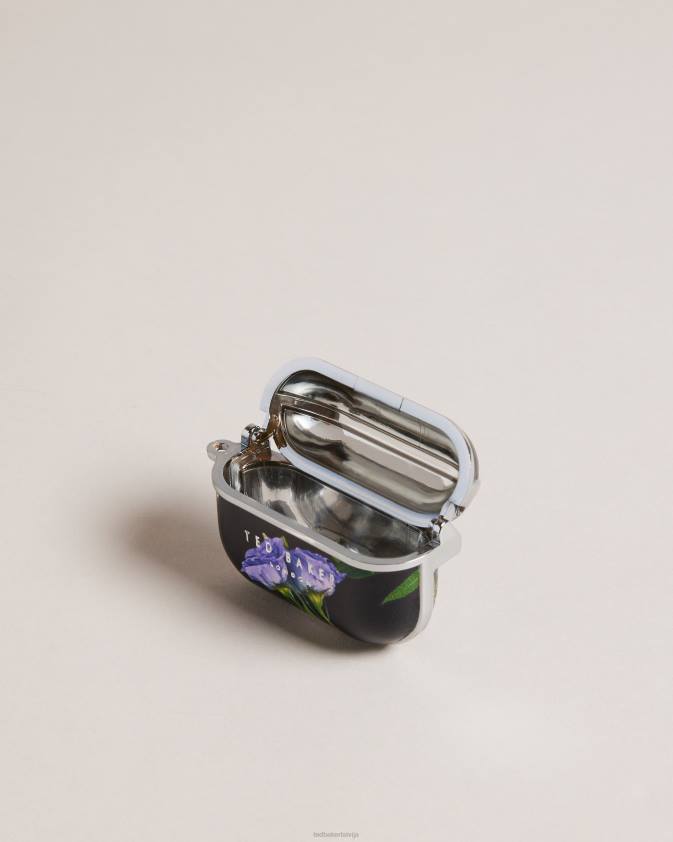 mājas piederumi Ted Baker anoraa mākslīgās ādas ziedu airpod pro futrālis melns kolekcija 26TV2111