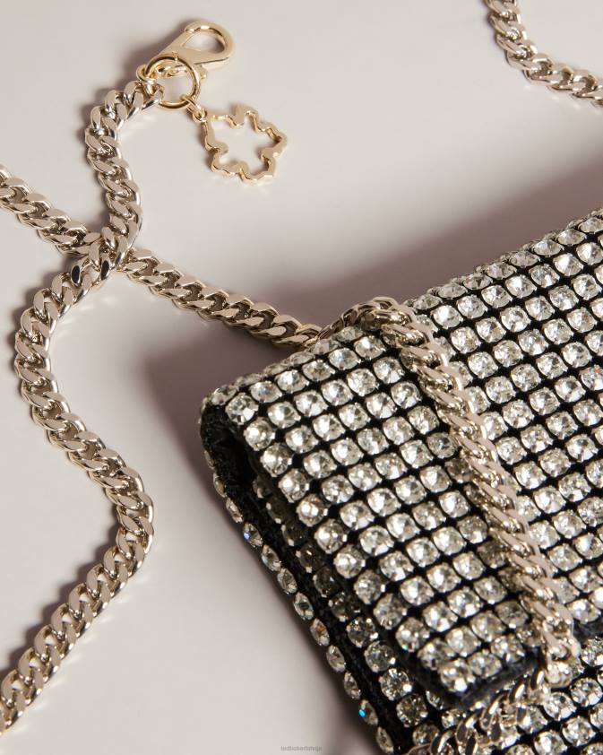 mājas piederumi Ted Baker glitzah kristāla krusta ķermeņa maisiņš Sudrabs kolekcija 26TV791