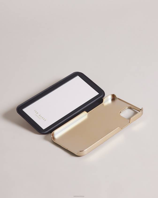 mājas piederumi Ted Baker monetan izplūdis ziedu spogulis folio iphone 14 max rozā kolekcija 26TV2114