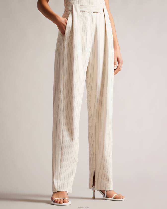 apģērbs Ted Baker kllarat pielāgotas stobra kāju bikses krēms sievietes 26TV270