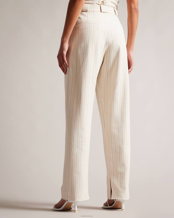 apģērbs Ted Baker kllarat pielāgotas stobra kāju bikses krēms sievietes 26TV270