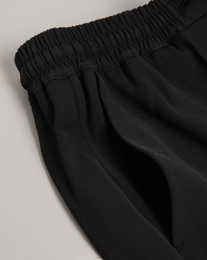 apģērbs Ted Baker laurai taisnas kājas potītes grazer joggers melns sievietes 26TV161