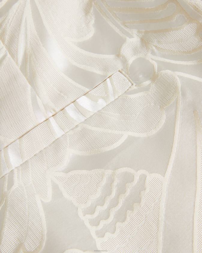 apģērbs Ted Baker majiat platas žakarda bikses dabisks sievietes 26TV365