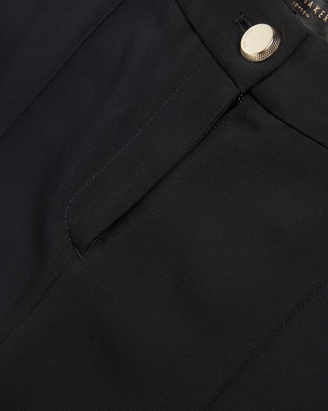 apģērbs Ted Baker raeet taisnas potītes bikses melns sievietes 26TV434