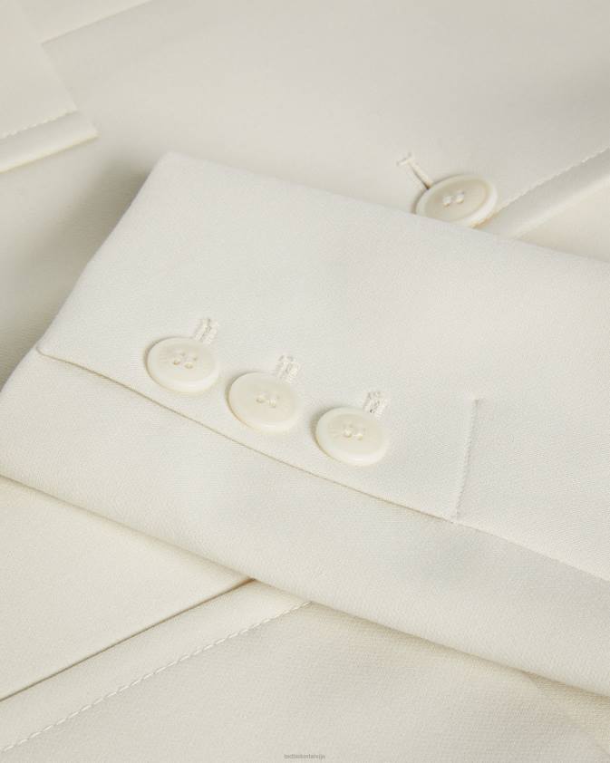 apģērbs Ted Baker ambero vienrindu bleizeris bez apkakles dabisks sievietes 26TV217