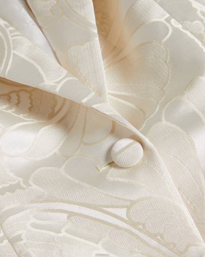 apģērbs Ted Baker majia vienrindu slim fit žakarda žakarda žakete dabisks sievietes 26TV303