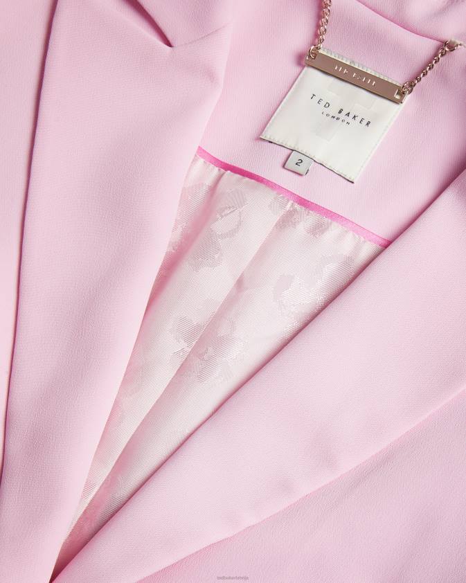 apģērbs Ted Baker myyia vienrindu slim fit žakete ceriņi sievietes 26TV243