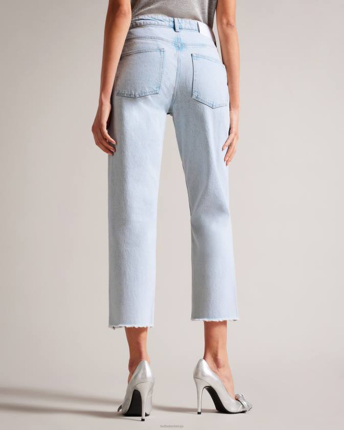apģērbs Ted Baker chrishl taisnas kājas potītes grazer džinsi viegla mazgāšana sievietes 26TV360