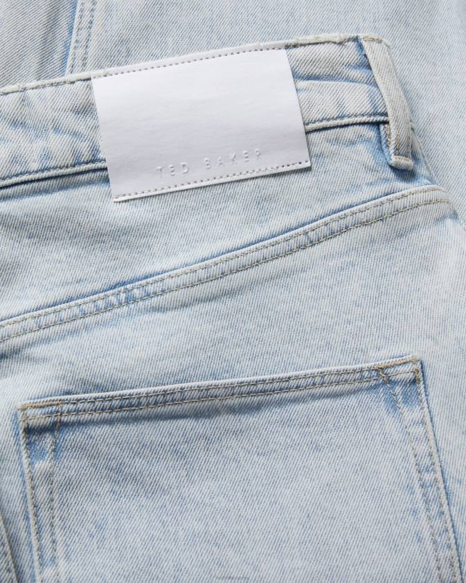 apģērbs Ted Baker chrishl taisnas kājas potītes grazer džinsi viegla mazgāšana sievietes 26TV360