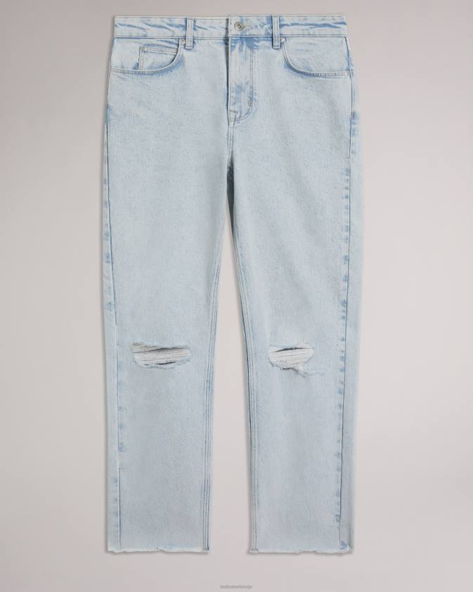 apģērbs Ted Baker chrishl taisnas kājas potītes grazer džinsi viegla mazgāšana sievietes 26TV360