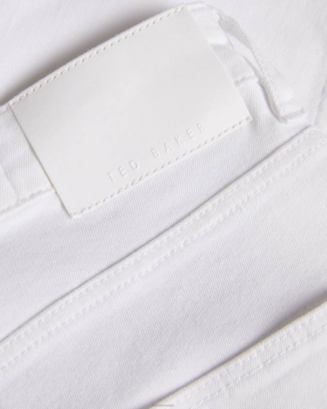 apģērbs Ted Baker ziarah šauri džinsi balts sievietes 26TV298