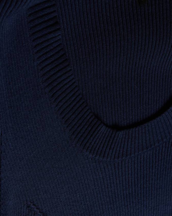 apģērbs Ted Baker dollra scoop kakla bodycon kleita tumši zils sievietes 26TV581