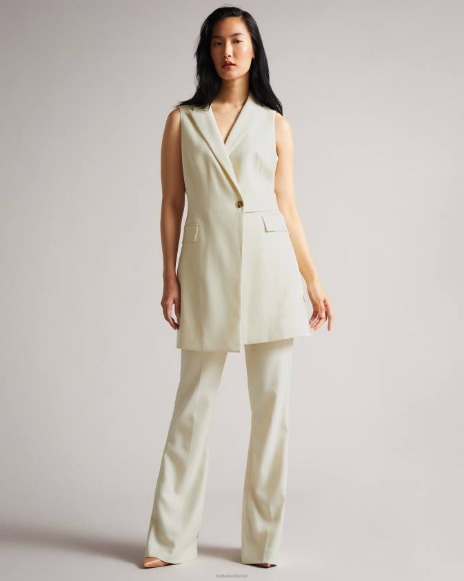 apģērbs Ted Baker joannid minikleita bez piedurknēm ziloņkauls sievietes 26TV629