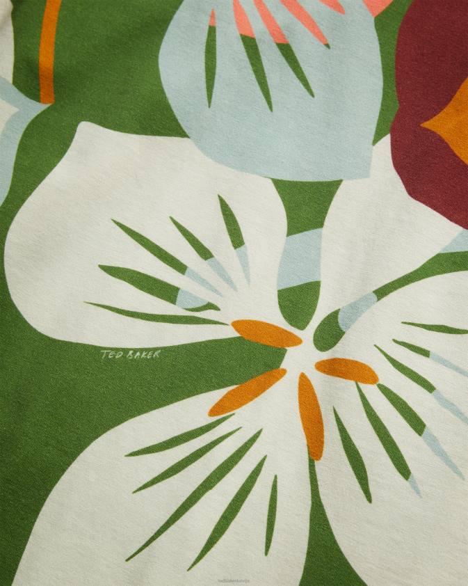 apģērbs Ted Baker lotye strap bodycon zaļš sievietes 26TV647