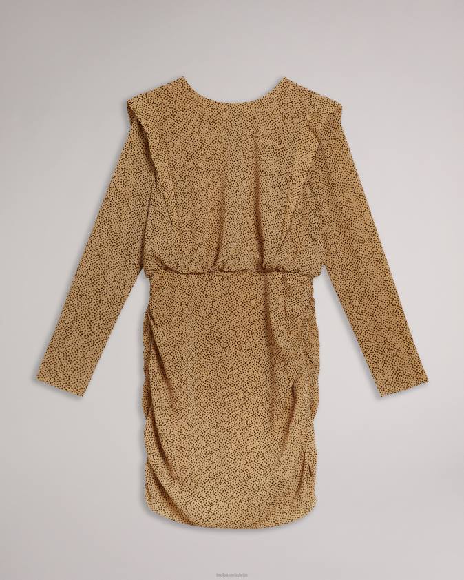 apģērbs Ted Baker quinci mini kleita ar plecu detaļām melns sievietes 26TV531