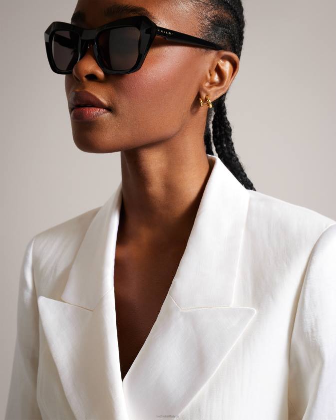 apģērbs Ted Baker astaa lina maisījuma smokinga jaka krēms sievietes 26TV421