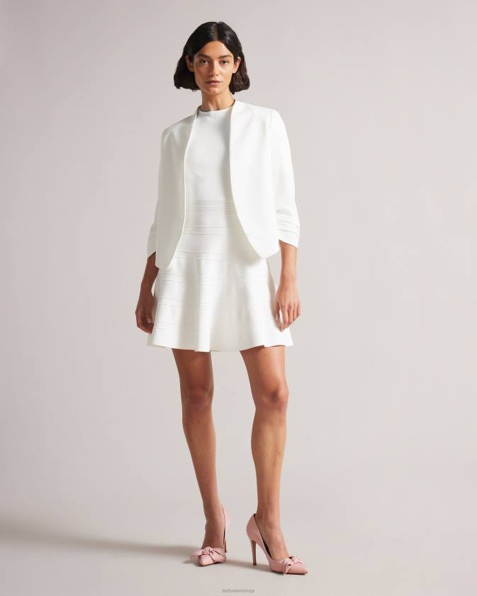 apģērbs Ted Baker lilla apgriezta jaka ziloņkauls sievietes 26TV131