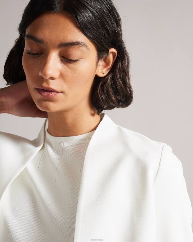 apģērbs Ted Baker lilla apgriezta jaka ziloņkauls sievietes 26TV131