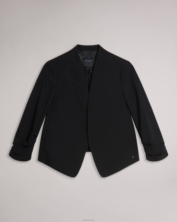 apģērbs Ted Baker magoņu apgriezta jaka melns sievietes 26TV153