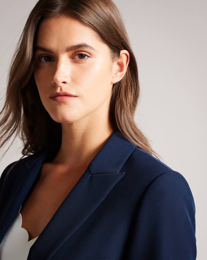 apģērbs Ted Baker rrae slim pielāgota jaka flote sievietes 26TV271