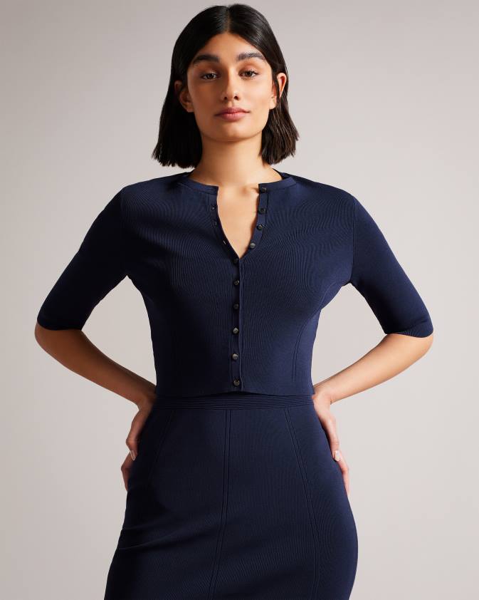 apģērbs Ted Baker Perine viskozes apgriezts jakas flote sievietes 26TV610