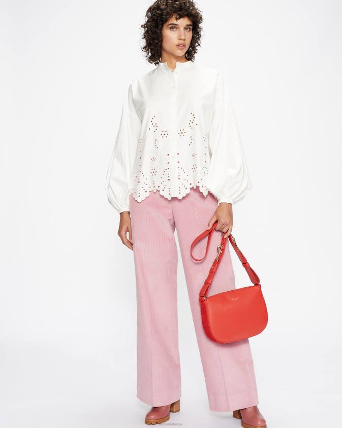 apģērbs Ted Baker blūze ar izgrieztām detaļām itala balts sievietes 26TV565