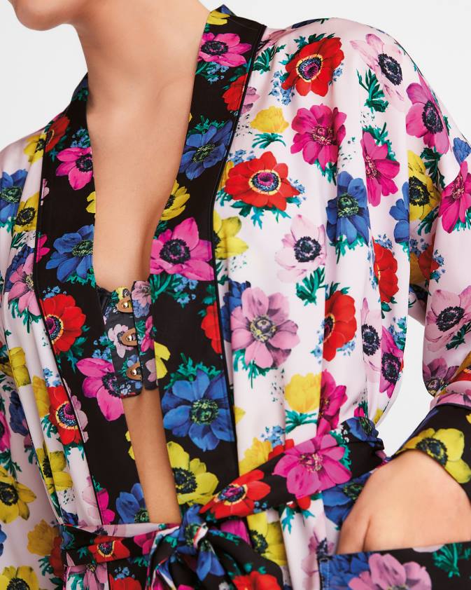 apģērbs Ted Baker dittsa ziedu apdrukāts halāts daudzkrāsains sievietes 26TV606