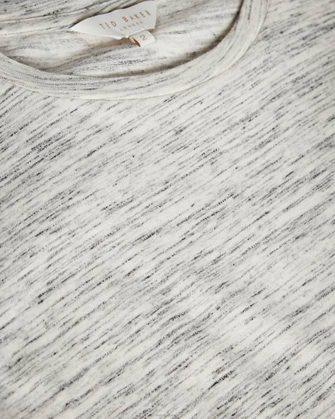 apģērbs Ted Baker julesa veste ar plecu detaļām balts sievietes 26TV580