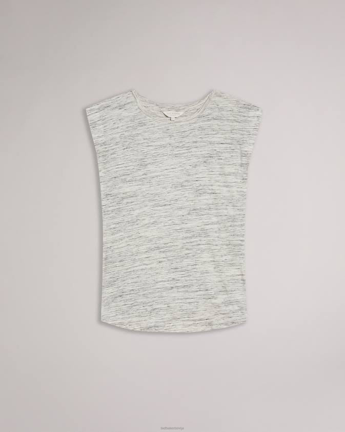 apģērbs Ted Baker julesa veste ar plecu detaļām balts sievietes 26TV580