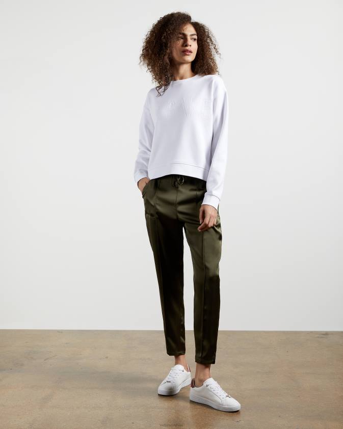 apģērbs Ted Baker lorito logo sporta krekls balts sievietes 26TV511