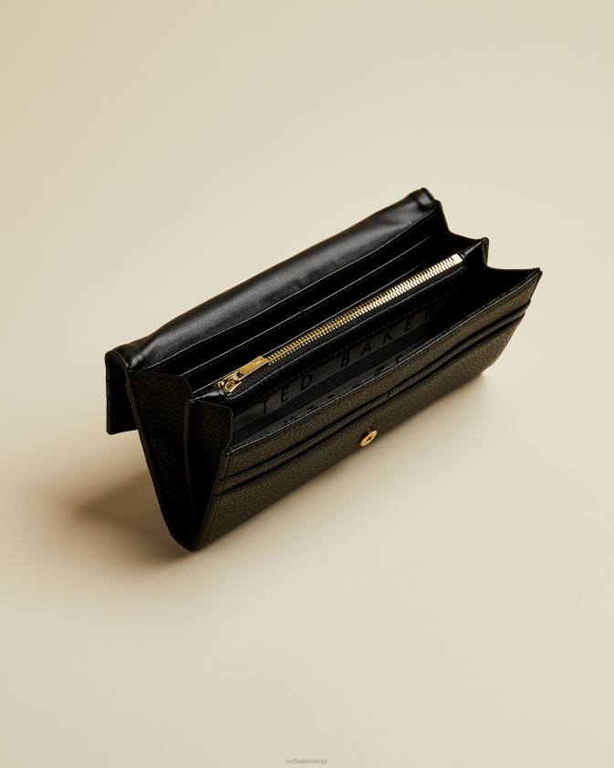 Piederumi Ted Baker kkattie stepēts atloks matinee melns sievietes 26TV1183