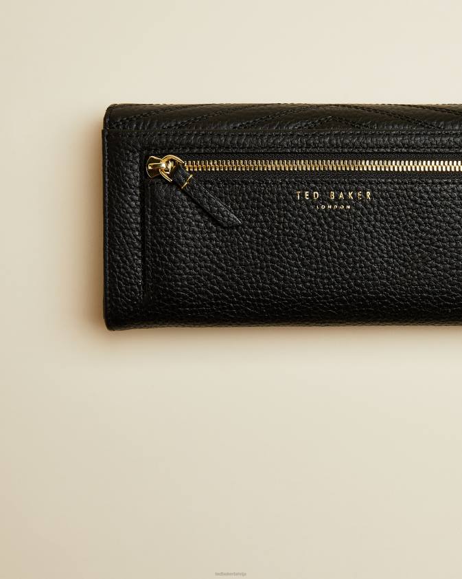 Piederumi Ted Baker kkattie stepēts atloks matinee melns sievietes 26TV1183