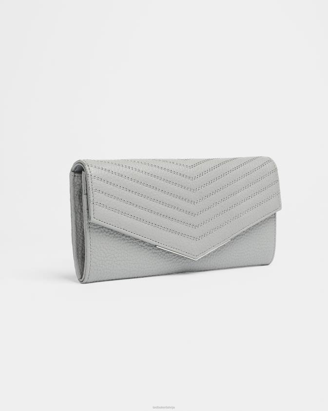 Piederumi Ted Baker kkattie stepēts atloks matinee pelēks sievietes 26TV1181