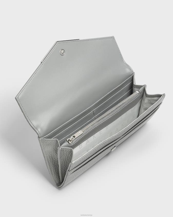 Piederumi Ted Baker kkattie stepēts atloks matinee pelēks sievietes 26TV1181