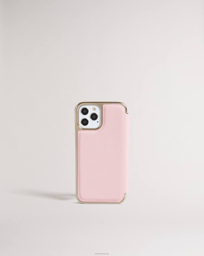 Piederumi Ted Baker magenta magnolia flwr iphone 12/12 pro spoguļa futrālis lt-rozā sievietes 26TV2117