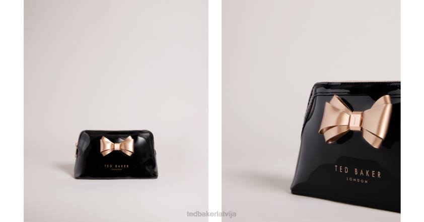 somas Ted Baker aimee izliekta bantītes grima soma melns sievietes 26TV1177