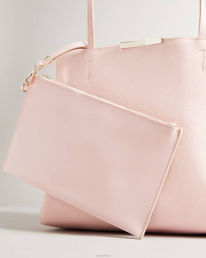 somas Ted Baker clarkia mīksto graudu slīpēta bāra pircējs gaiši rozā sievietes 26TV826