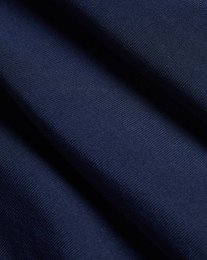 apģērbs Ted Baker Hillder smalka pointelle trikotāžas kleita tumši zils sievietes 26TV199