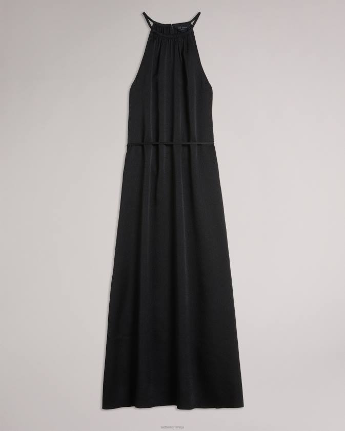 apģērbs Ted Baker Roxieyy halterneck midaxi kleita melns sievietes 26TV474