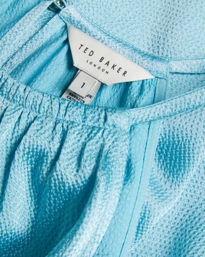 apģērbs Ted Baker Roxieyy halterneck midaxi kleita zils sievietes 26TV473