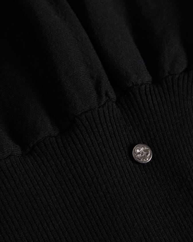 apģērbs Ted Baker Alice Cocoon midi kleita melns sievietes 26TV283