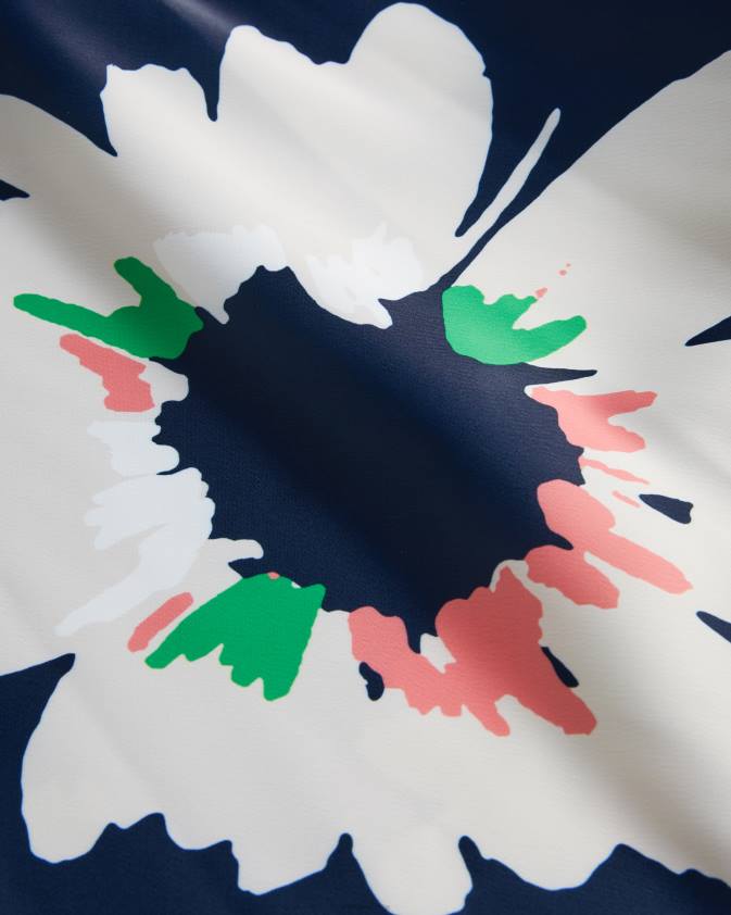 apģērbs Ted Baker daysiah ponte top kleita ar midi svārkiem tumša flote sievietes 26TV202